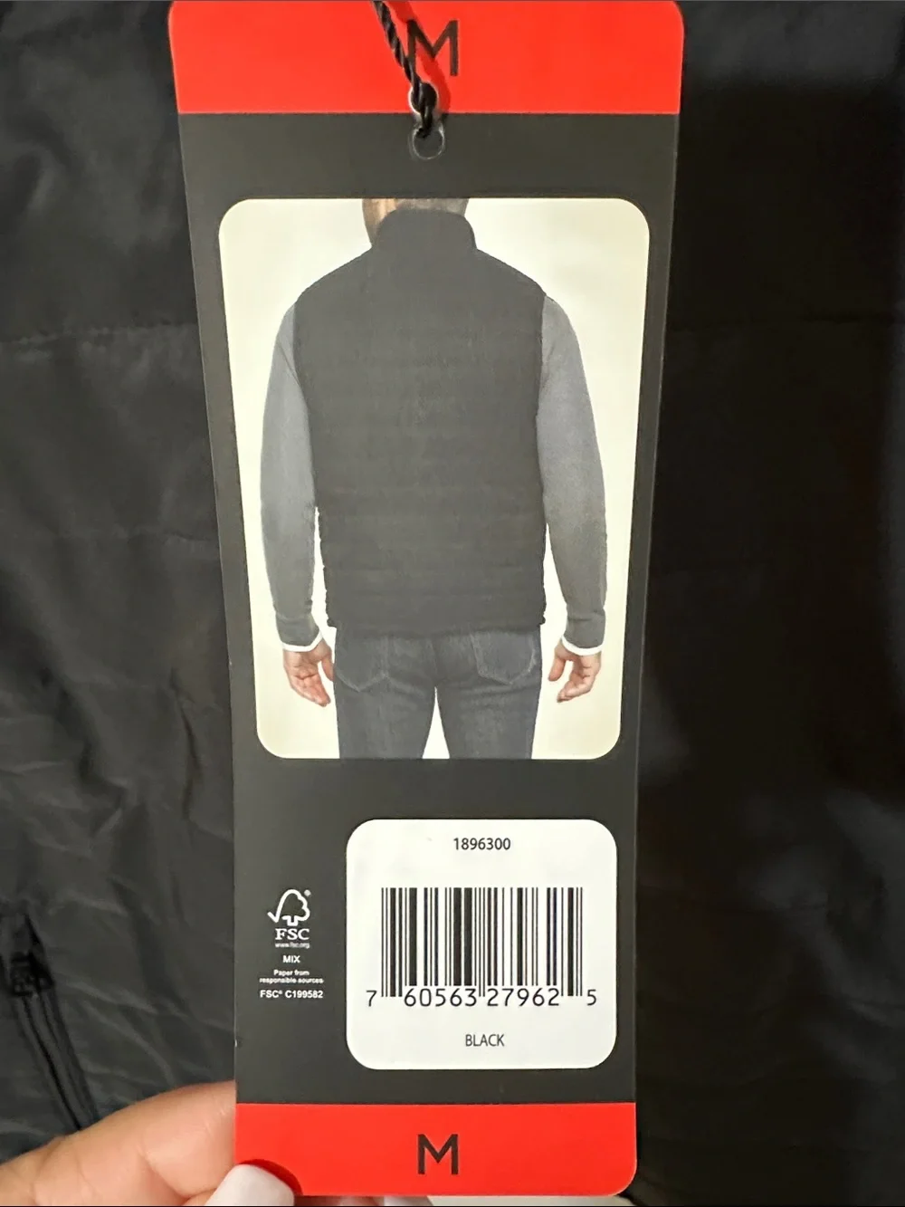 NWT Banana Republic Black Quilted Lightweight Men's Vest Size Medium